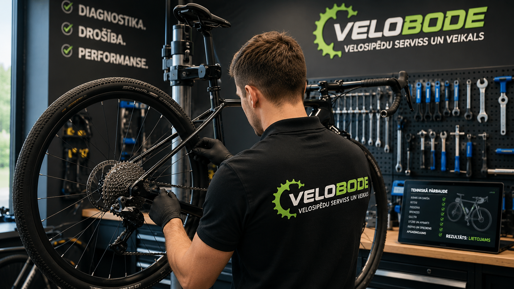 Velosipēdu diagnostika un tehniskā pārbaude